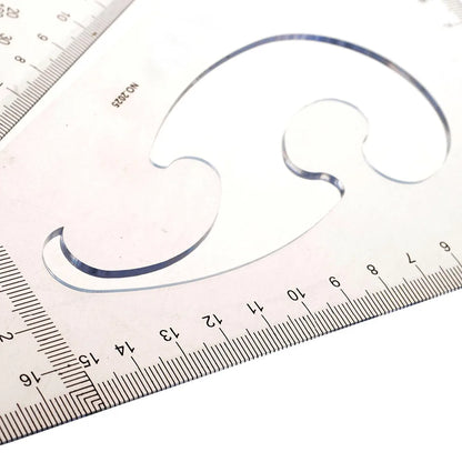 Triangle Ruler & Protractor Set