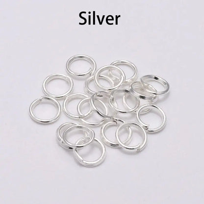 50-200Pcs/lot 3-20 mm Split Rings Connectors For DIY Jewelry