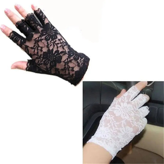 Womens Dressy Lace Gloves