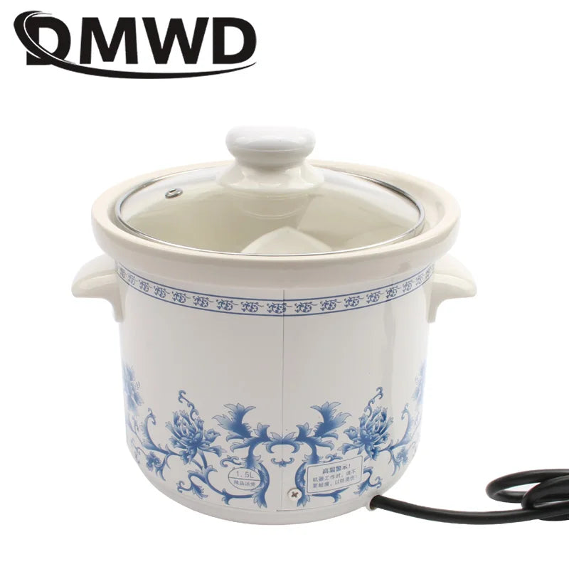 Dmwd 1.5L Household Electric Mini Slow Cooker