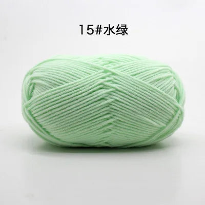 10 Balls/Lot 500g Natural Soft Silk Cotton Yarn for Knitting