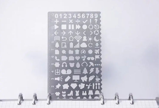 Stainless Steel Drawing Template Ruler