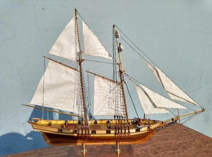 Classic Ancient Ship Wooden Sailboat