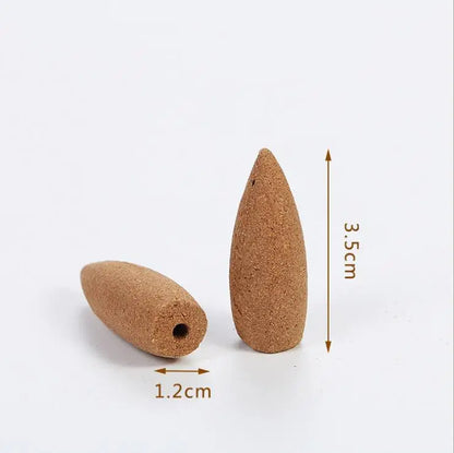 100% Natural Sandalwood Backflow Incense Cones