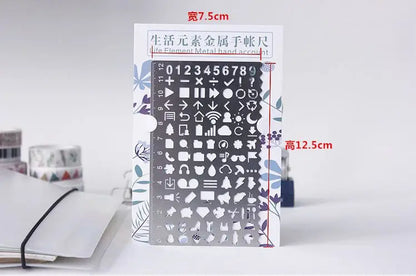Stainless Steel Drawing Template Ruler