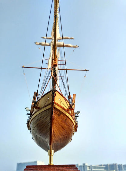 Classic Ancient Ship Wooden Sailboat