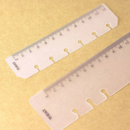 Frosted Planner Bookmark Ruler for A5, A6 & A7 Ring Binders