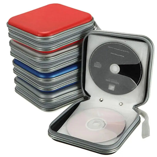 Portable 40Pcs Disc CD DVD Wallet Storage Organizer