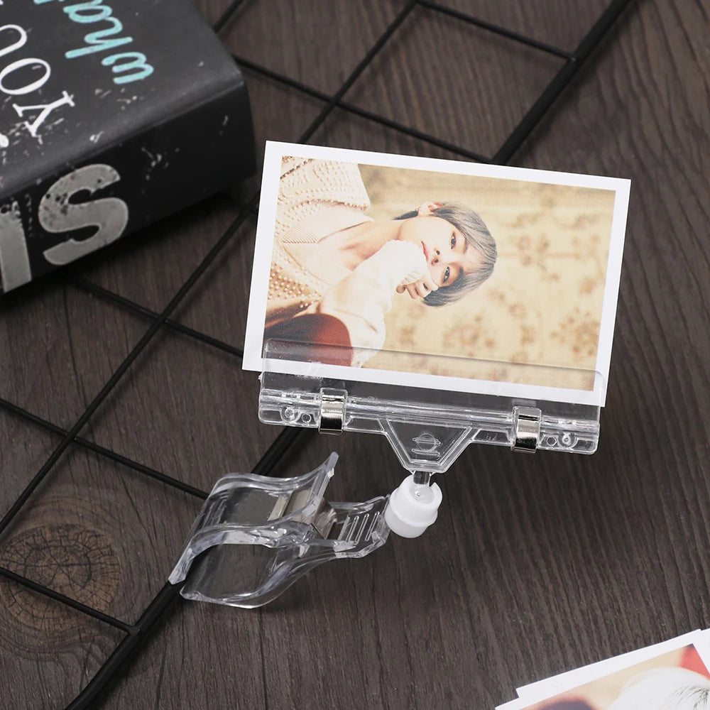 Transparent Plastic Shelf Sign Display Clip