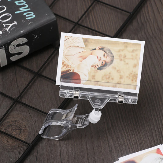 Transparent Plastic Shelf Sign Display Clip