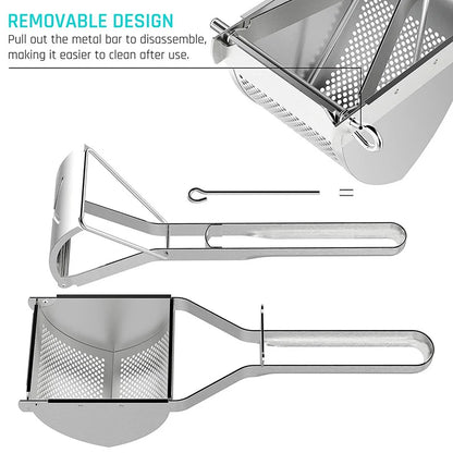 Stainless Steel Potato Ricer & Masher