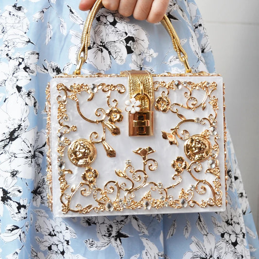 Box Designer Evening Bag