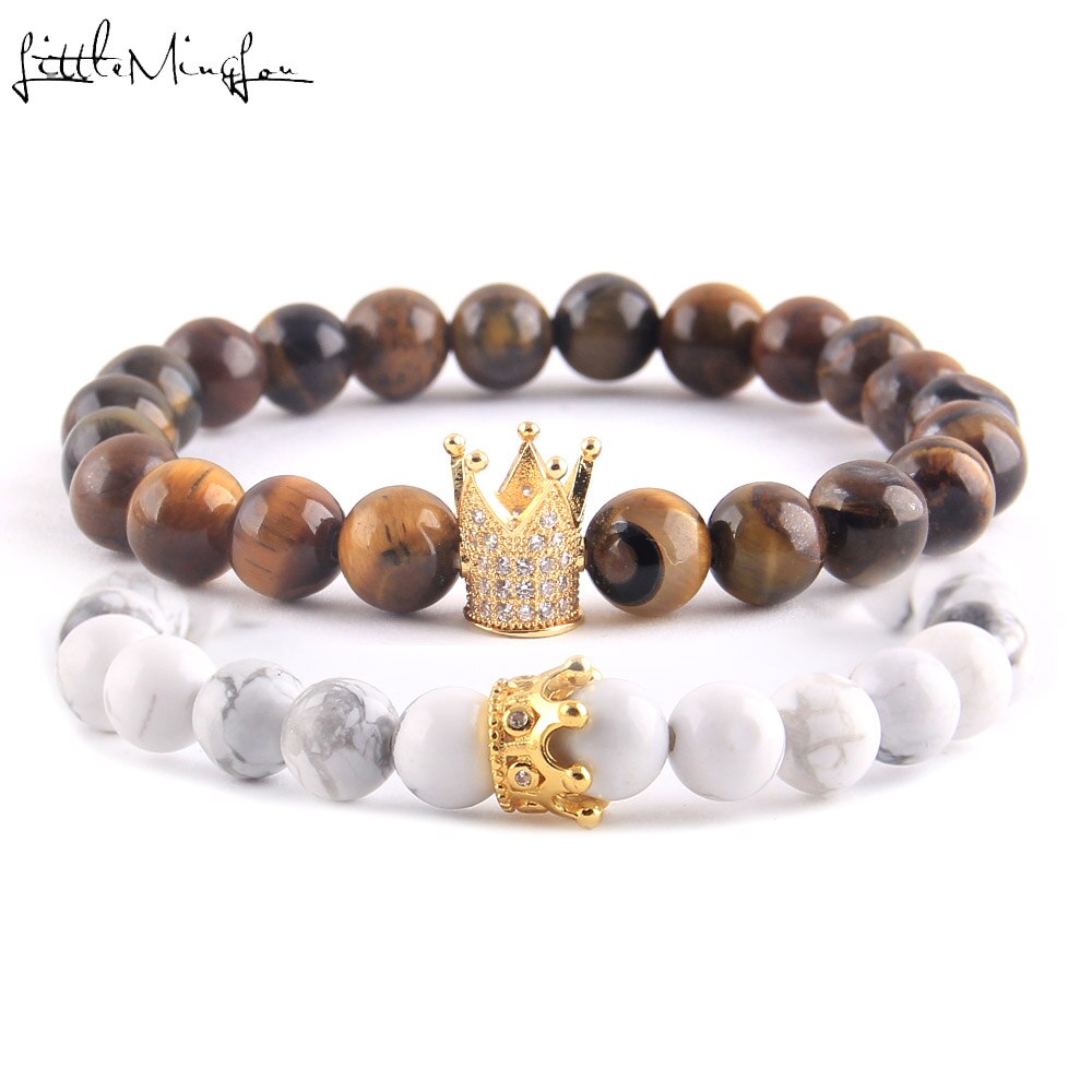 Luxury Natural Stone Beads Bracelet Set