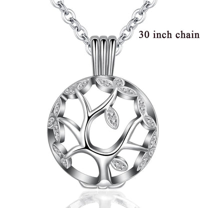 EUDORA 14mm Tree Of Life Pendant Aromatherapy