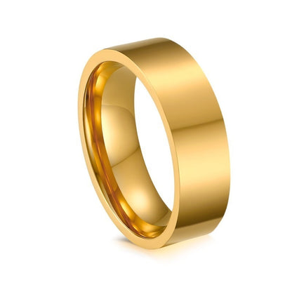 Vnox Personalize His and Hers Wedding gold ring