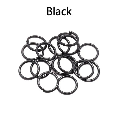 50-200Pcs/lot 3-20 mm Split Rings Connectors For DIY Jewelry