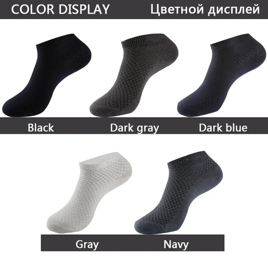 Men’s Bamboo Fiber Socks 5 Pairs