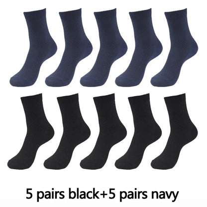 Men’s Bamboo Fiber Compression Socks 10 Pairs