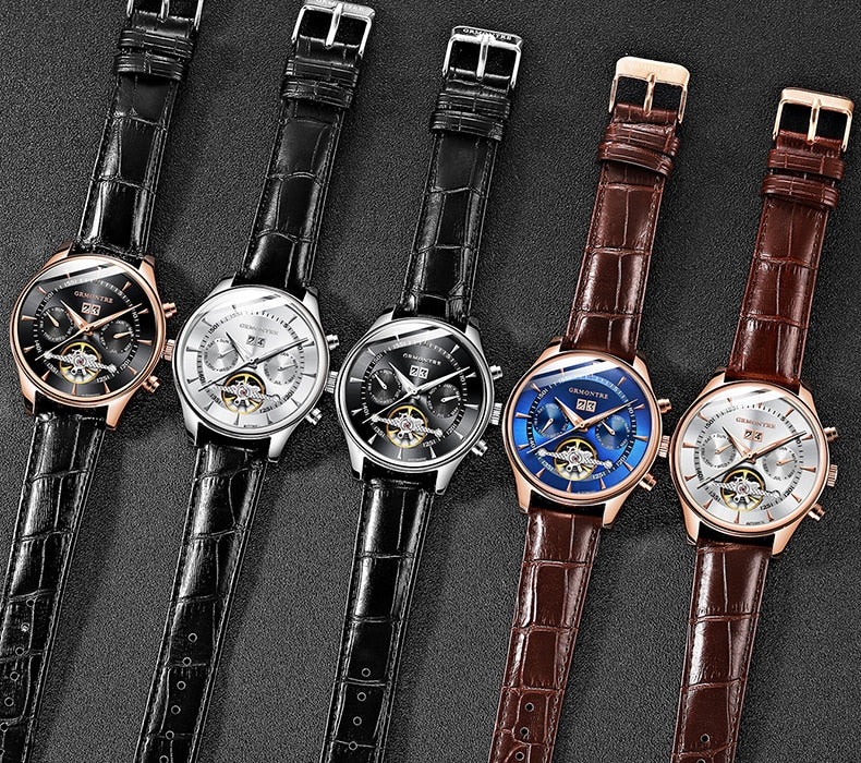 GRmontre tourbillon mechanical men watch