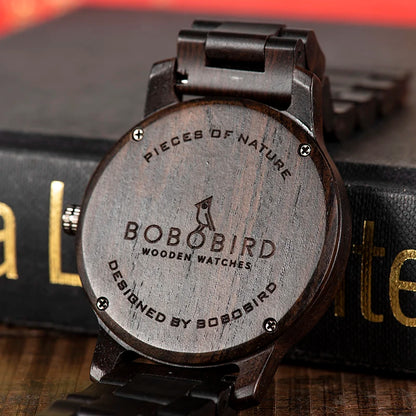 Relogio Masculino Bobo Bird  Wooden Men Watch