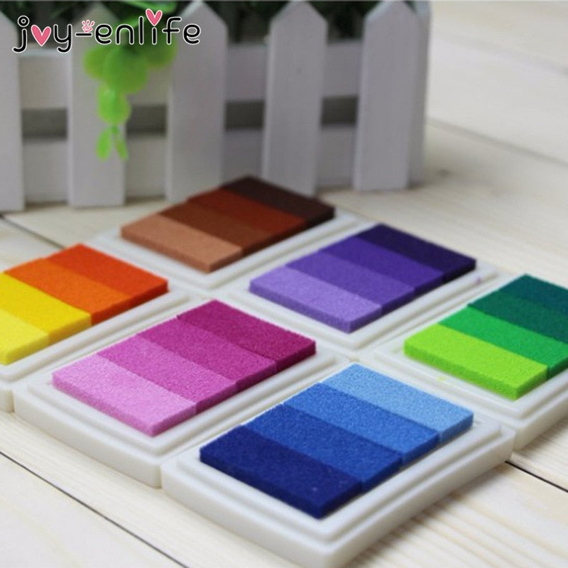 1PCS 6style Inkpad Ink Stamp Pad