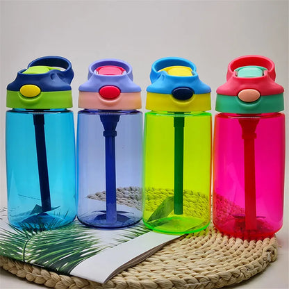 480ml Water Bottle With Straw