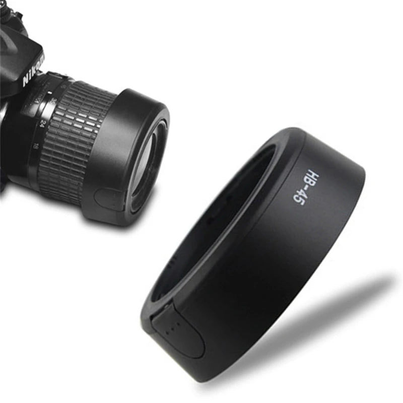 Cylinder Lens Hood replace HB-45 for Nikon