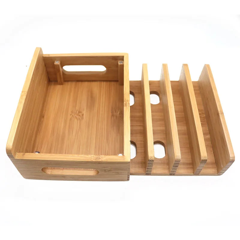 Multifunction Bamboo Mobile Phone Holder