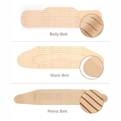 3 Pieces/Set Maternity Postnatal bandage After Pregnancy Belt