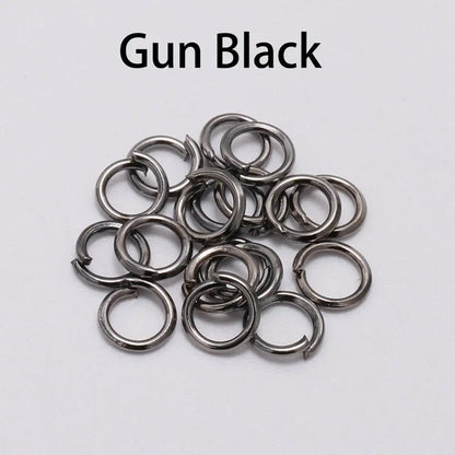 50-200Pcs/lot 3-20 mm Split Rings Connectors For DIY Jewelry