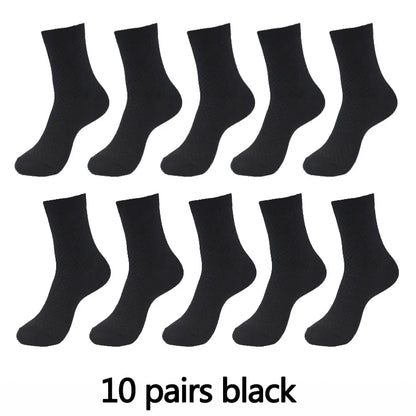 Men’s Bamboo Fiber Compression Socks 10 Pairs