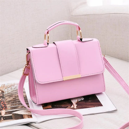 Classic PU Leather Flap Crossbody Handbag