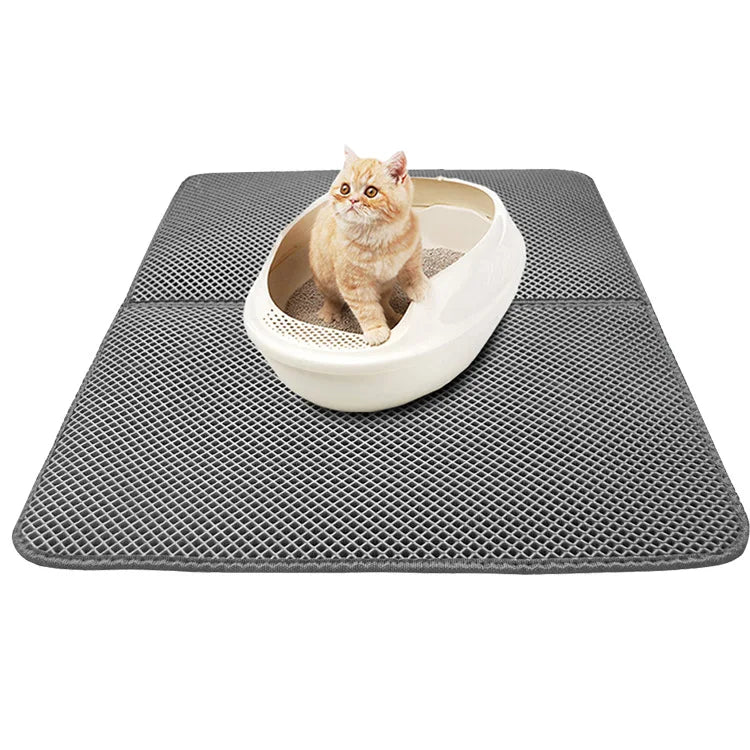 Double-Layer Cat Litter Mat