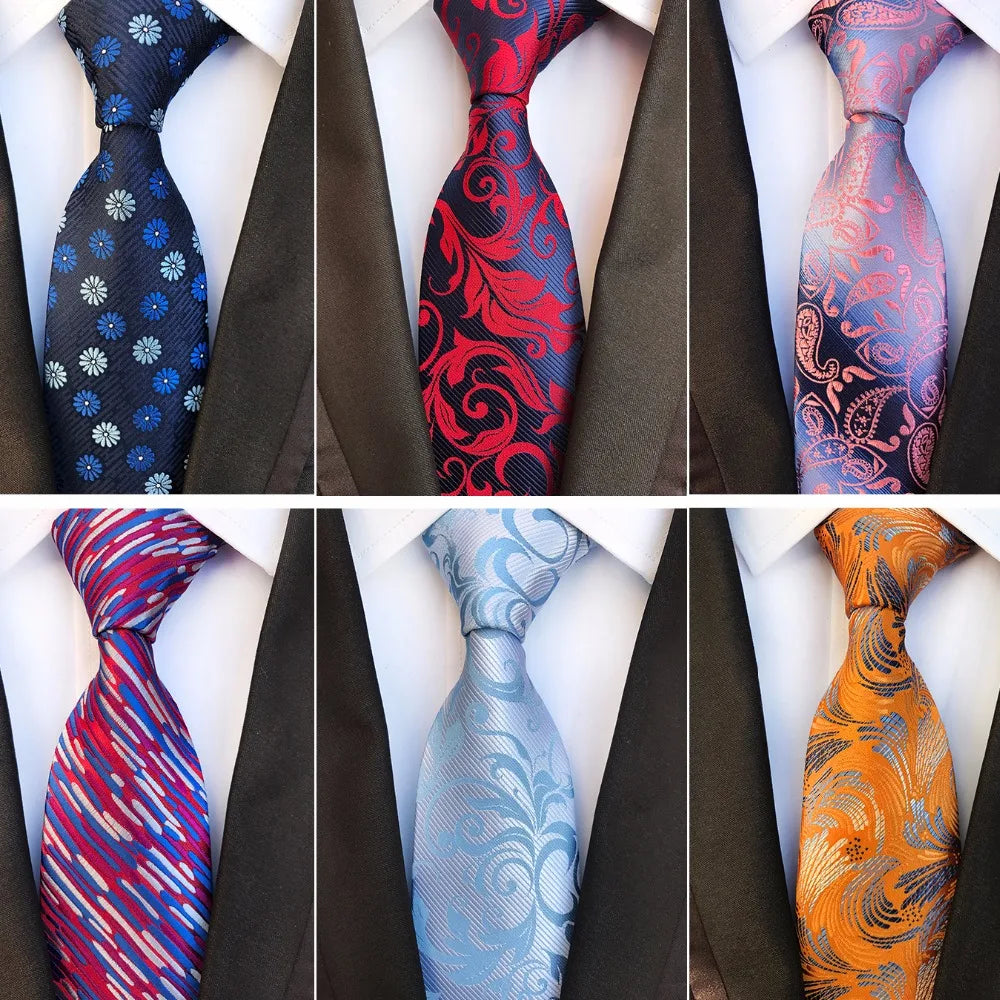 Rbocott Floral Men's Tie 8cm