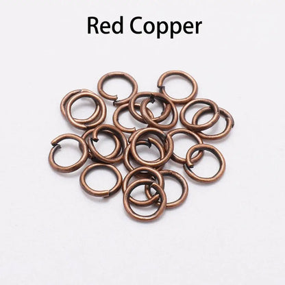 50-200Pcs/lot 3-20 mm Split Rings Connectors For DIY Jewelry