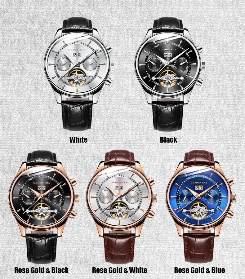 GRmontre tourbillon mechanical men watch