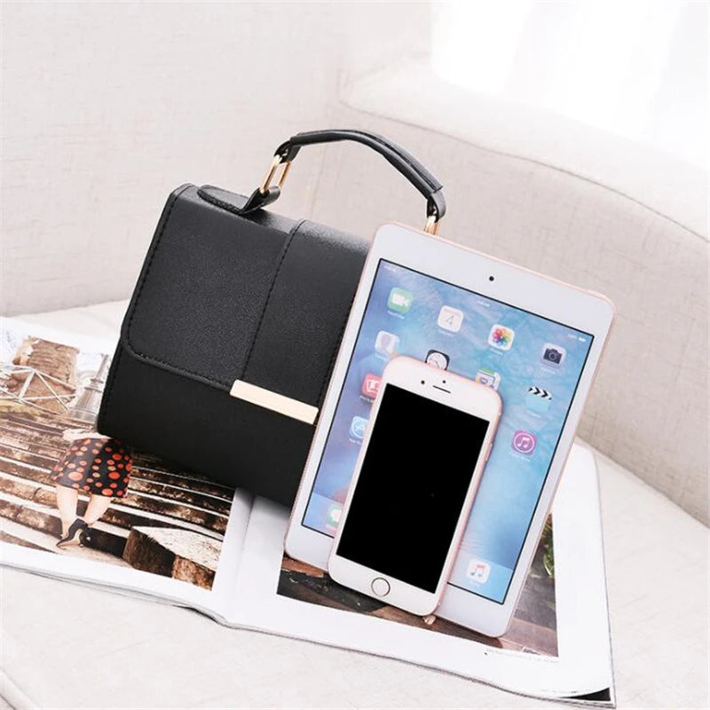 Classic PU Leather Flap Crossbody Handbag