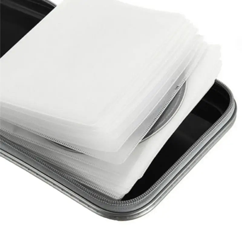 Portable 40Pcs Disc CD DVD Wallet Storage Organizer