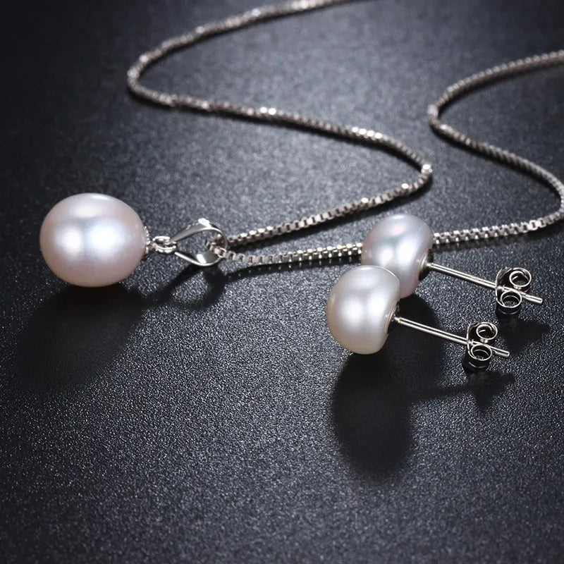 Hengsheng Natural Pearl Jewelry Set