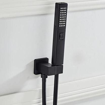 Black 2-Function Handheld Shower & Spray Gun Set