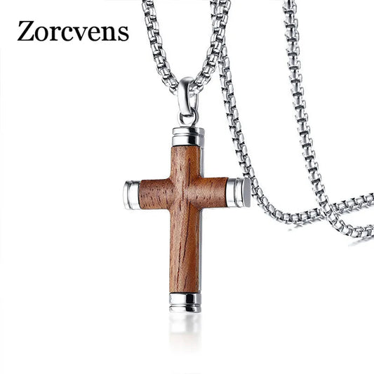 Zorcvens Vintage Cross Necklace