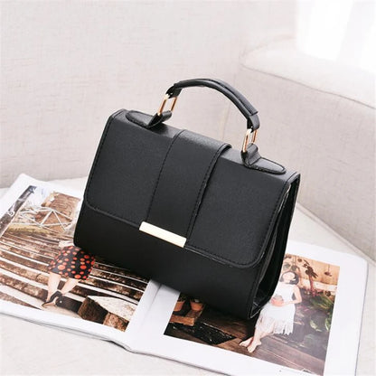 Classic PU Leather Flap Crossbody Handbag