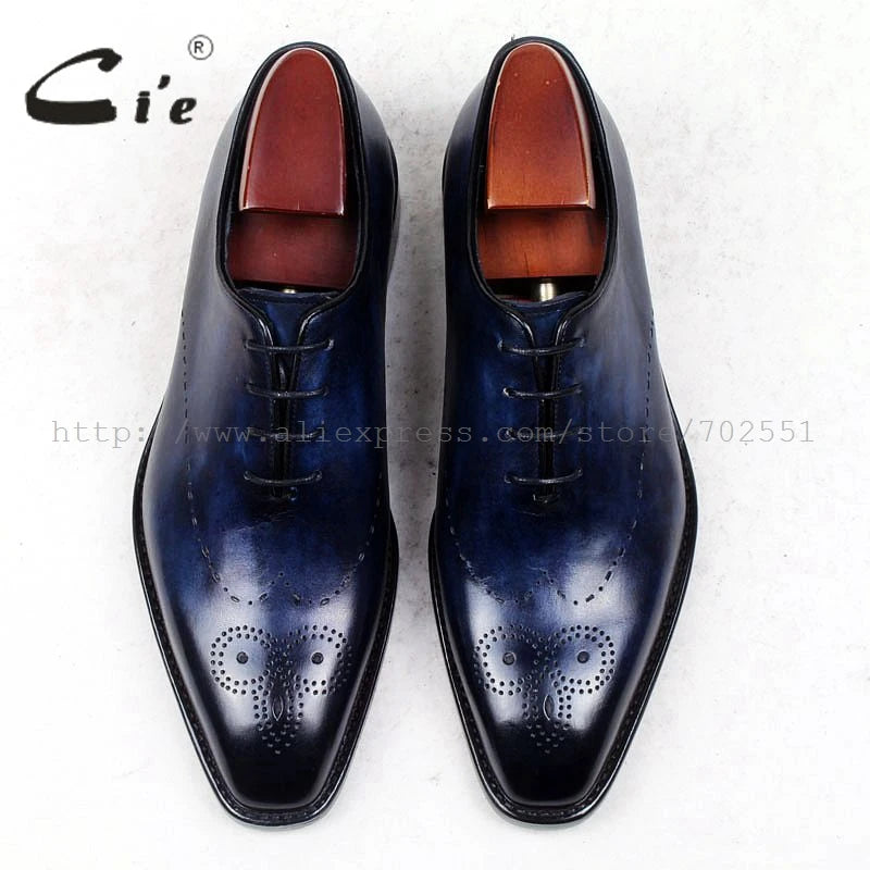 Cie Square Toe Whole Cut Handmade Bespoke Shoes