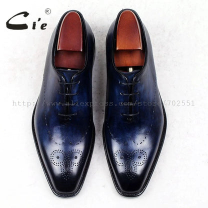 Cie Square Toe Whole Cut Handmade Bespoke Shoes