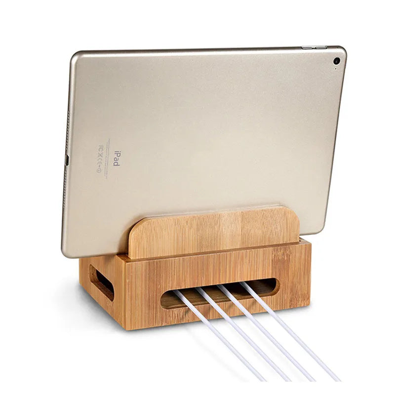 Multifunction Bamboo Mobile Phone Holder