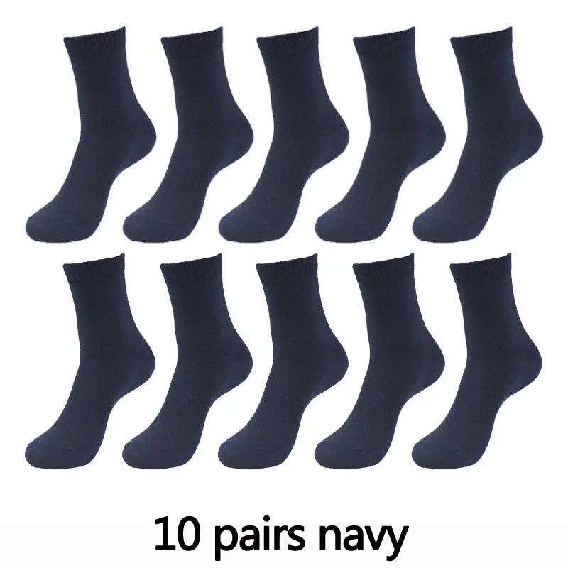 Men’s Bamboo Fiber Compression Socks 10 Pairs