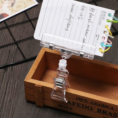 Transparent Plastic Shelf Sign Display Clip