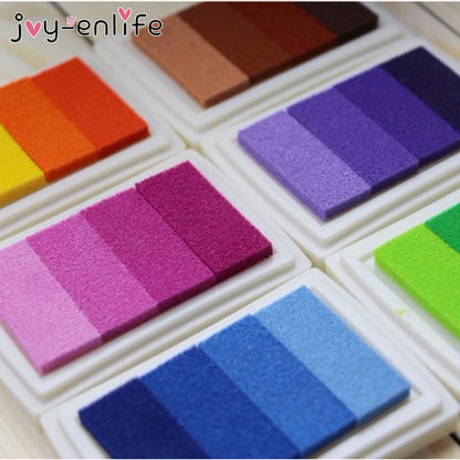 1PCS 6style Inkpad Ink Stamp Pad