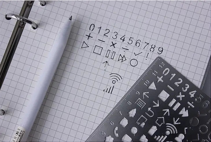 Stainless Steel Drawing Template Ruler