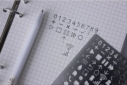 Stainless Steel Drawing Template Ruler